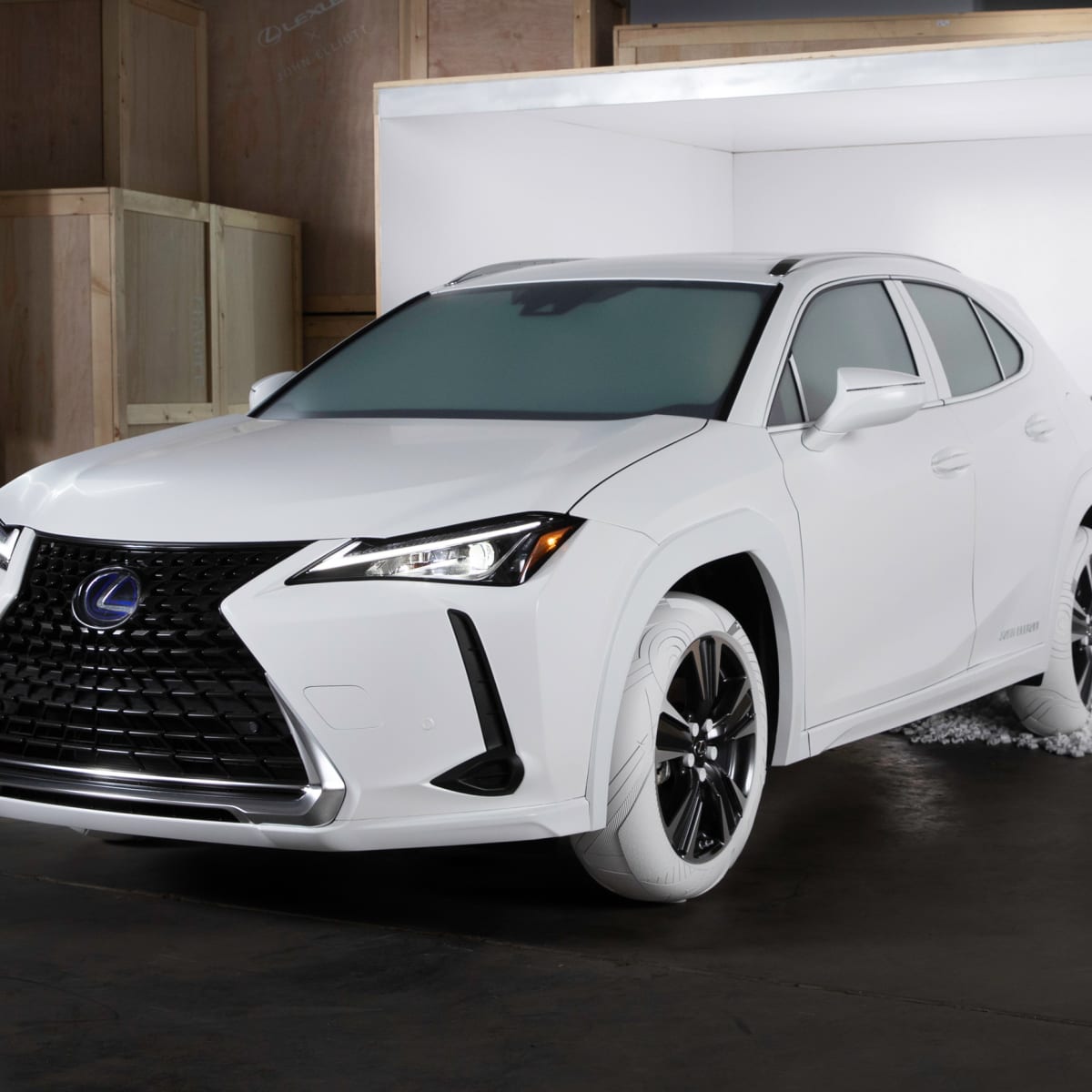 John Elliott designs an Air Force 1 inspired tire for the Lexus UX Acquire
