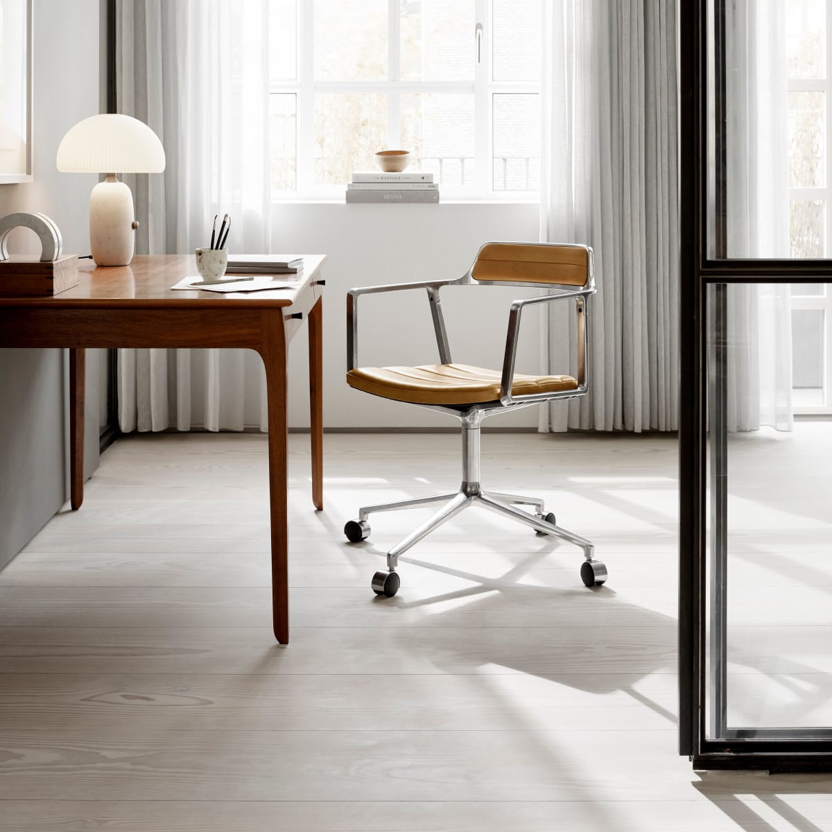 Vipp updates its original chair with a swivel design for your home