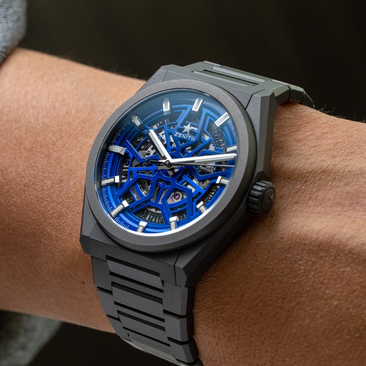 Zenith defy classic hotsell skeleton titanium
