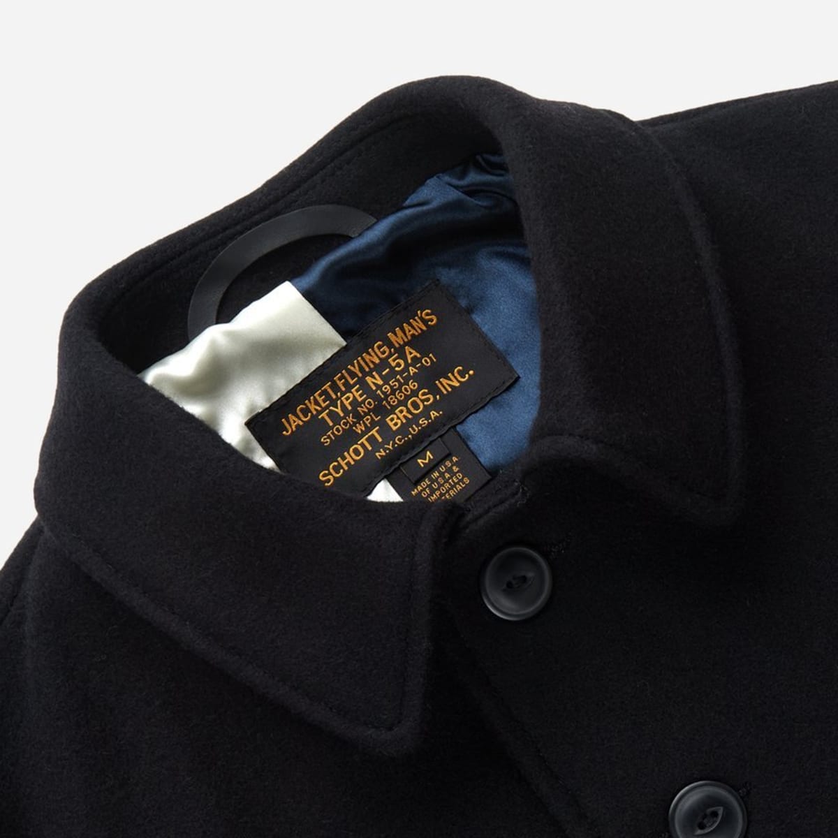 3sixteen brings back its Officer Coat collaboration with Schott