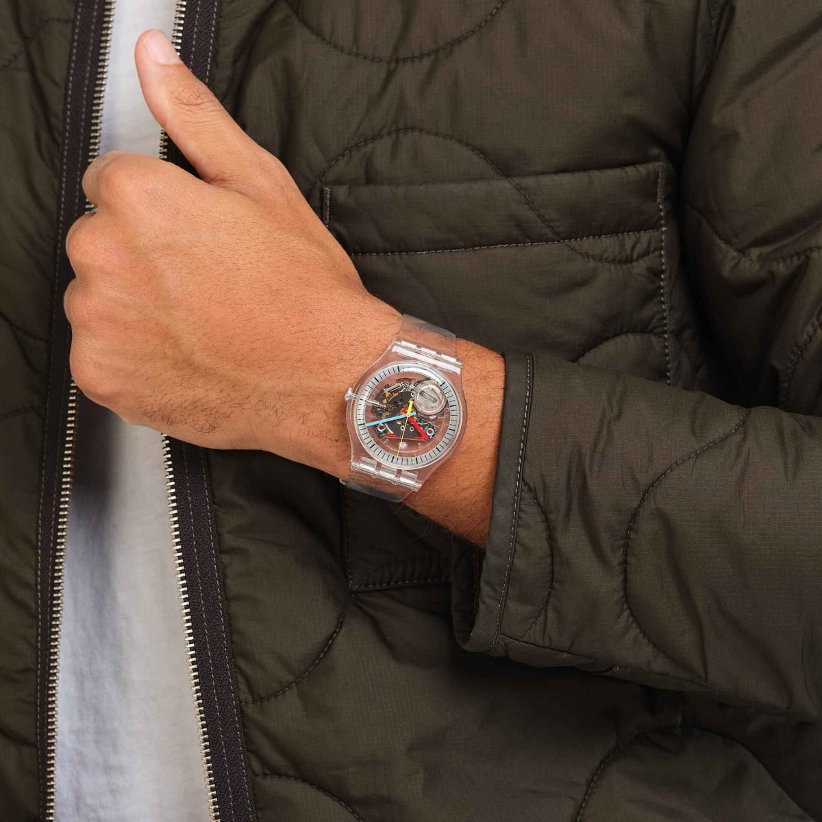 Swatch starts 2022 with clear versions of some of its most popular styles Acquire