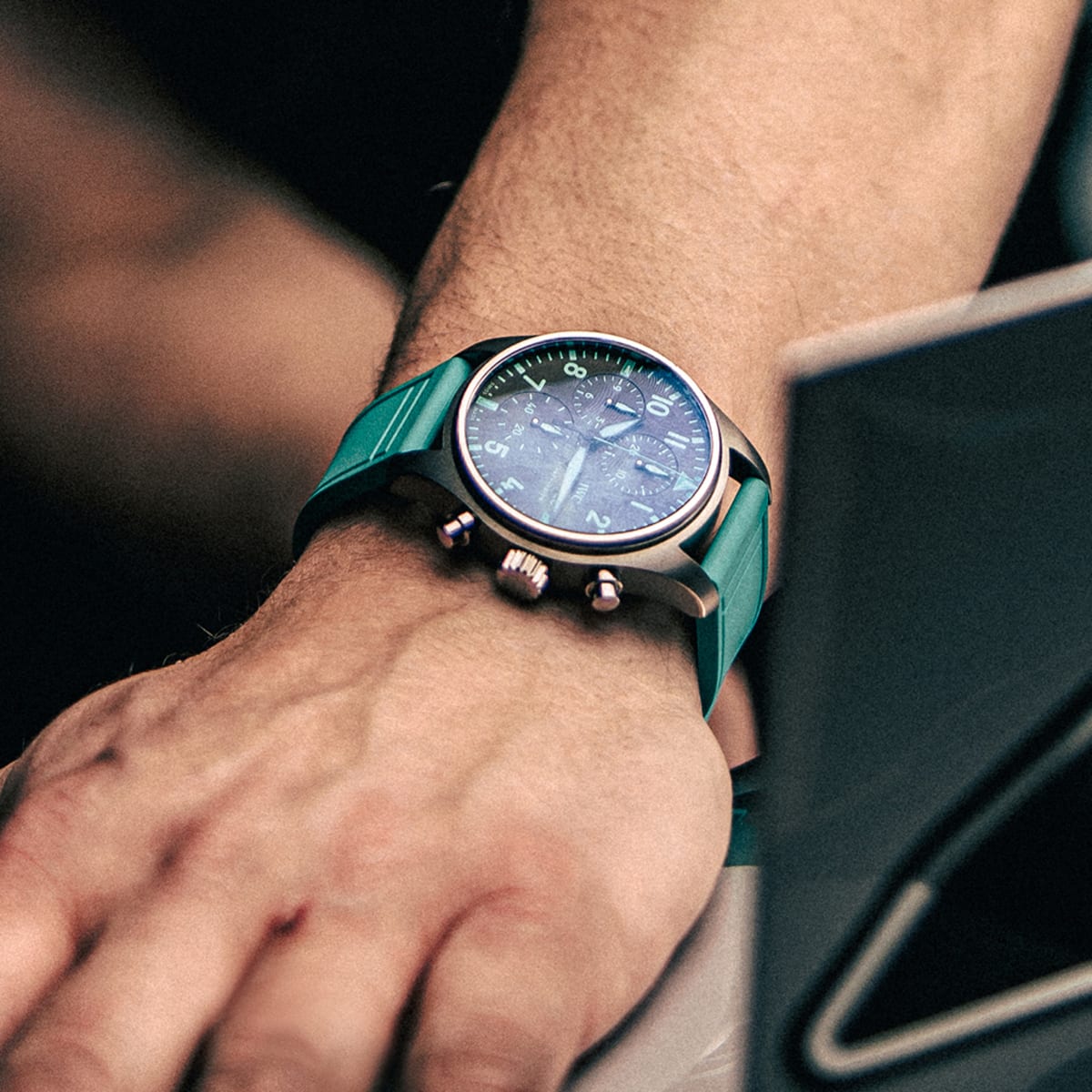 IWC unveils the first official team watch for the Mercedes AMG Petronas Formula One Team Acquire