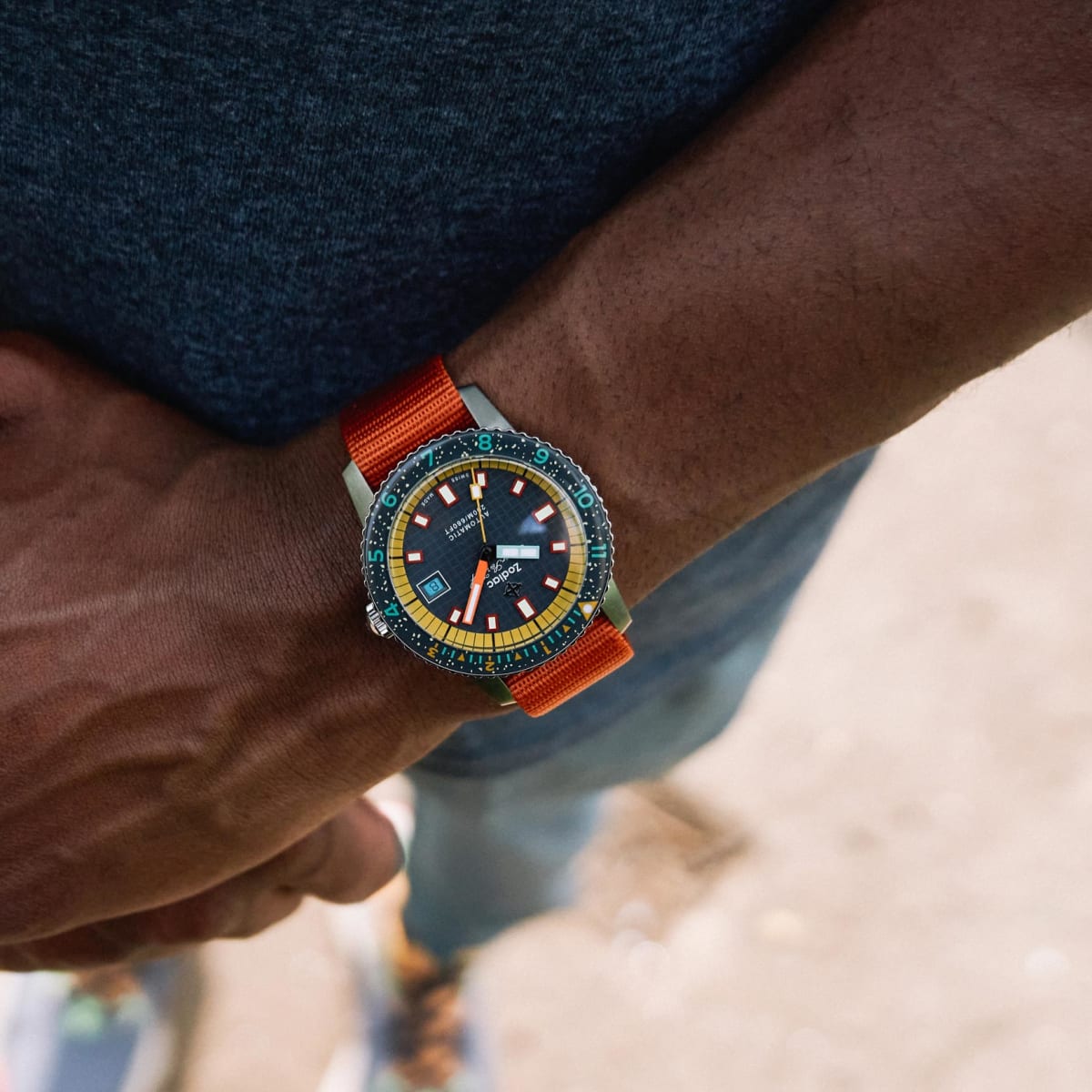 Worn Wound and Zodiac introduce an outdoor inspired version of the Super Sea Wolf Acquire