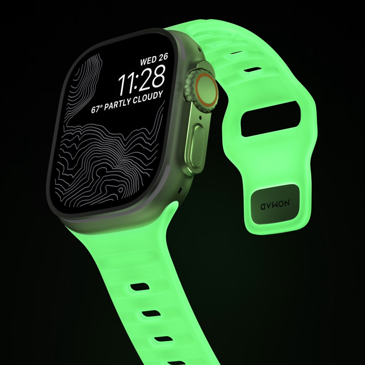 Apple watch glow sale in the dark band