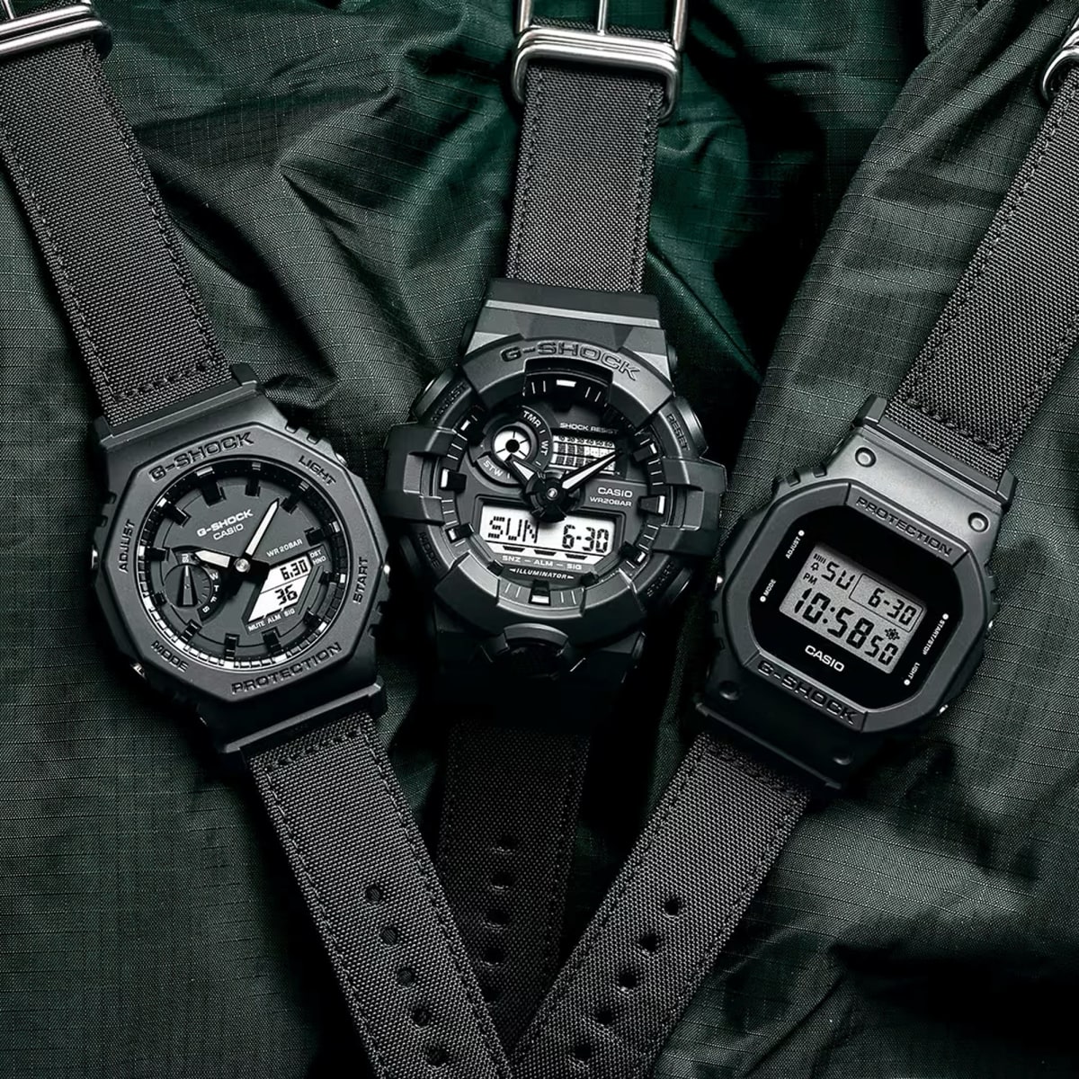 G shock illuminator black store