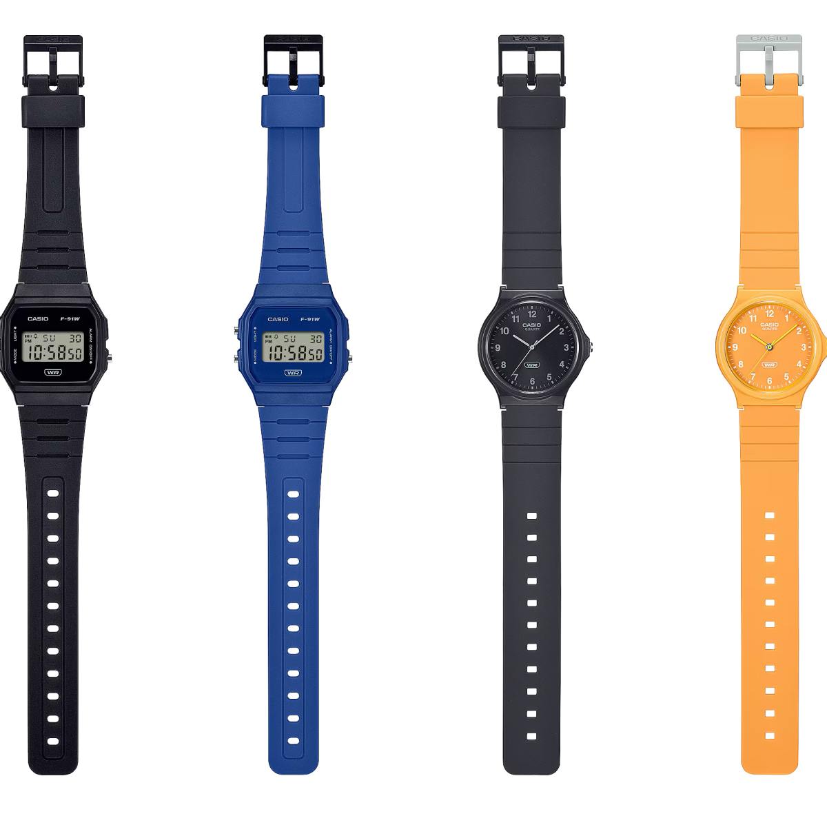 Casio s ultra popular F 91 and MQ 24 watches are getting a monochromatic update Acquire