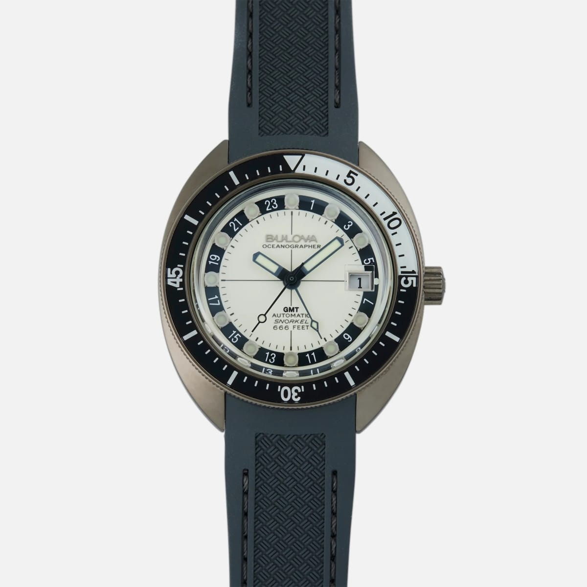 Bulova s latest classic combines the classic looks of the Devil Diver with a GMT complication Acquire