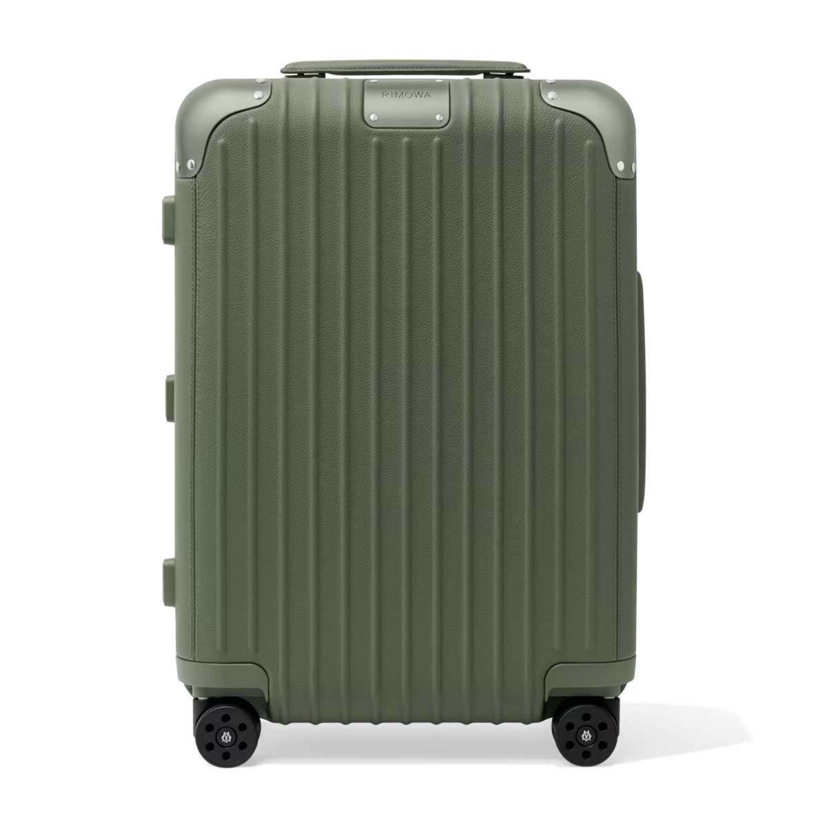 Rimowa releases its Distinct suitcase in a new olive colored leather Acquire