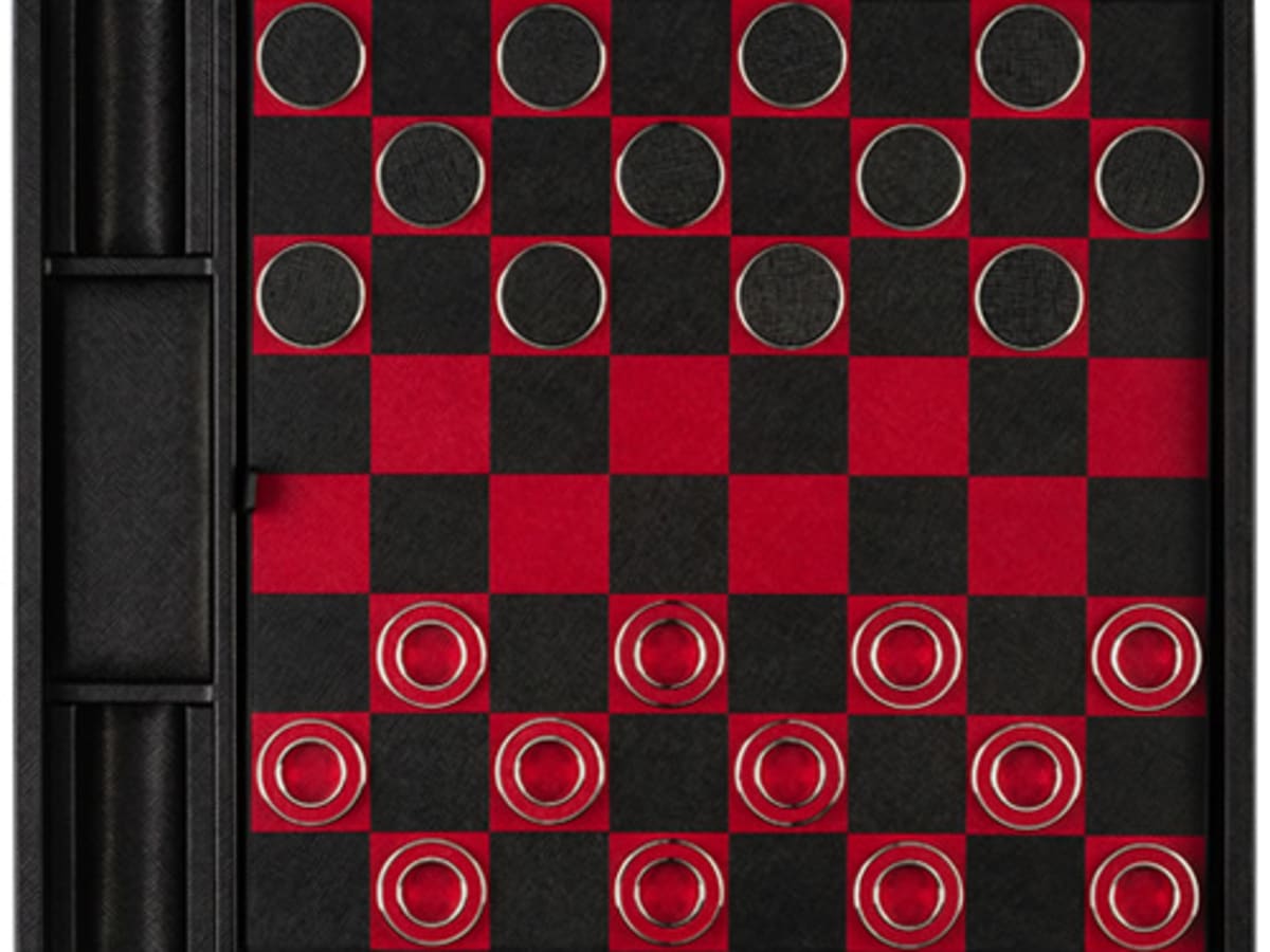 Prada Saffiano Leather Checkers Set - Acquire