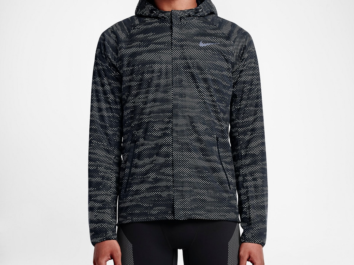 Stay visible with Nike's Shield Max Running Jacket - Acquire