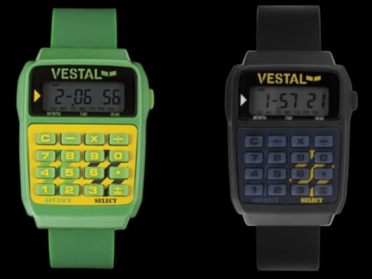 Vestal calculator watch cheap