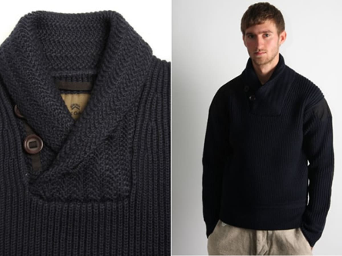 Nigel Cabourn Shawl Neck - Acquire