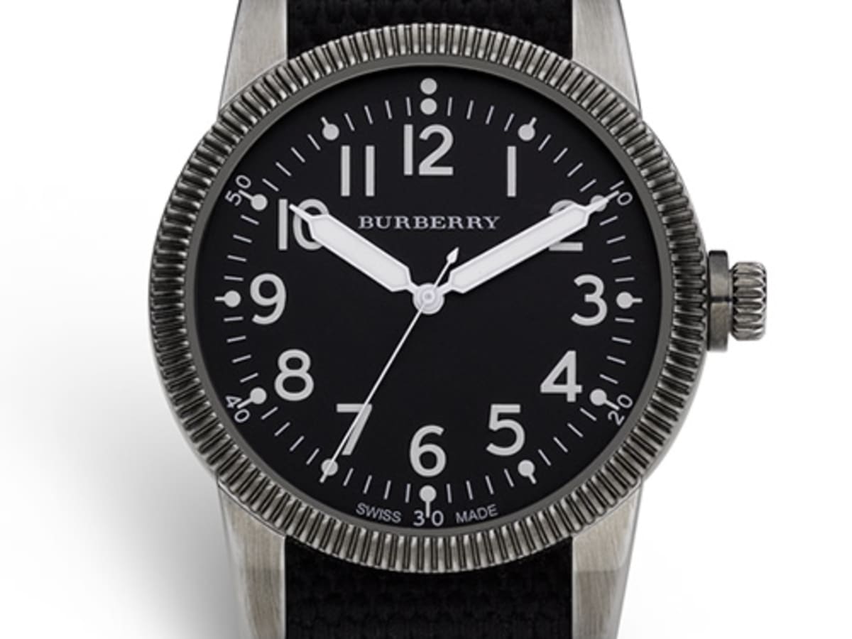 Burberry military top watch
