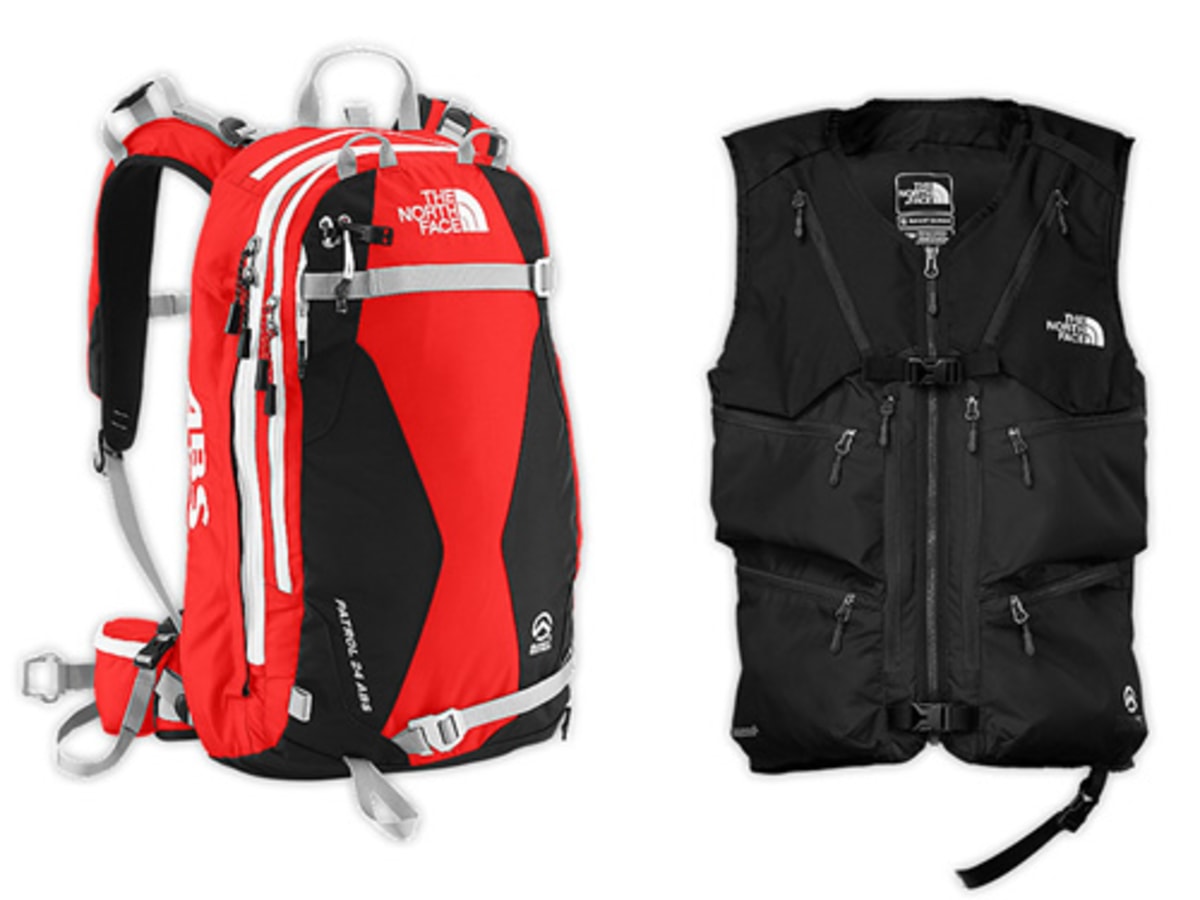 North face abs backpack discount