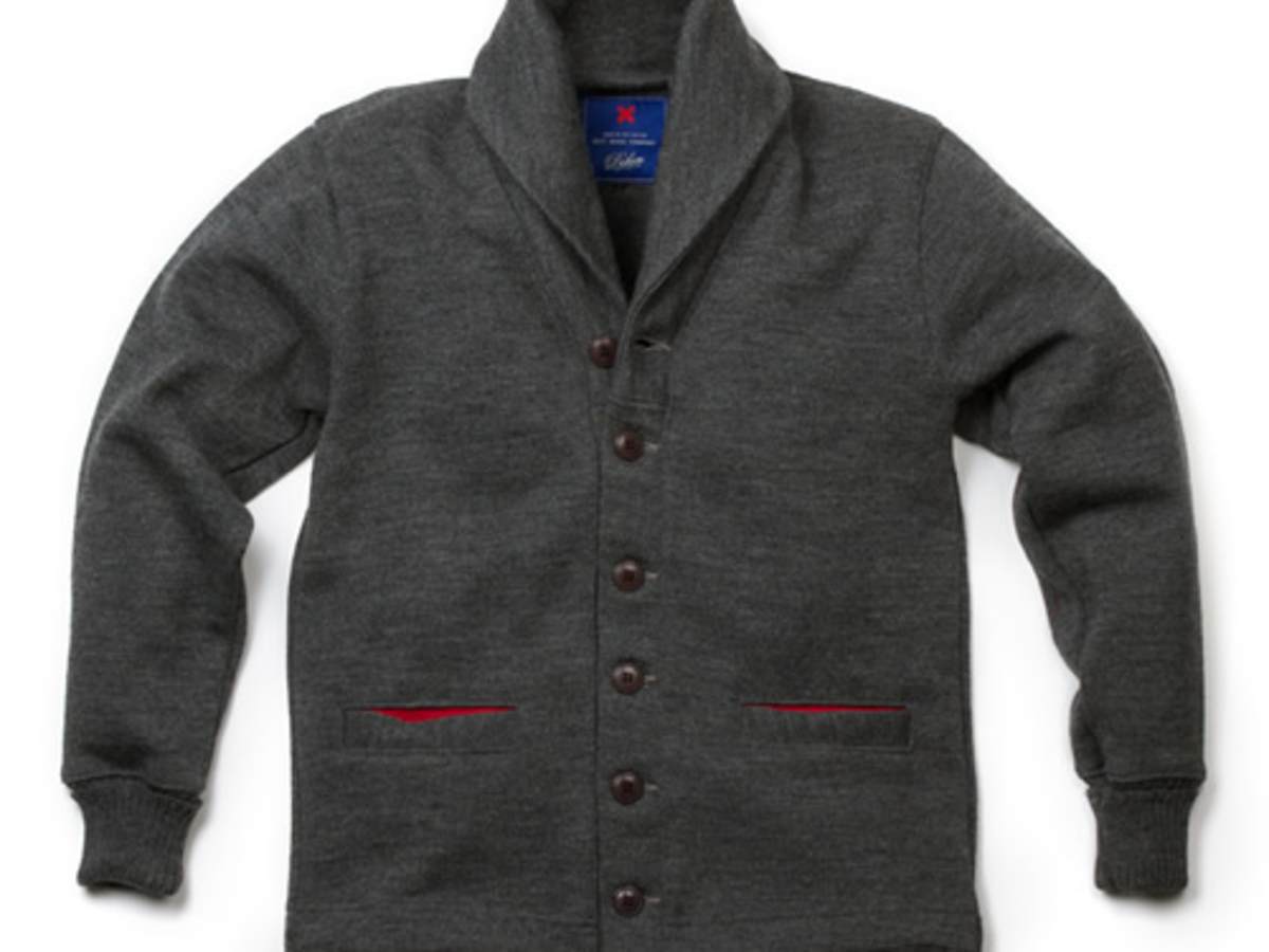 Dehen shawl deals neck sweater