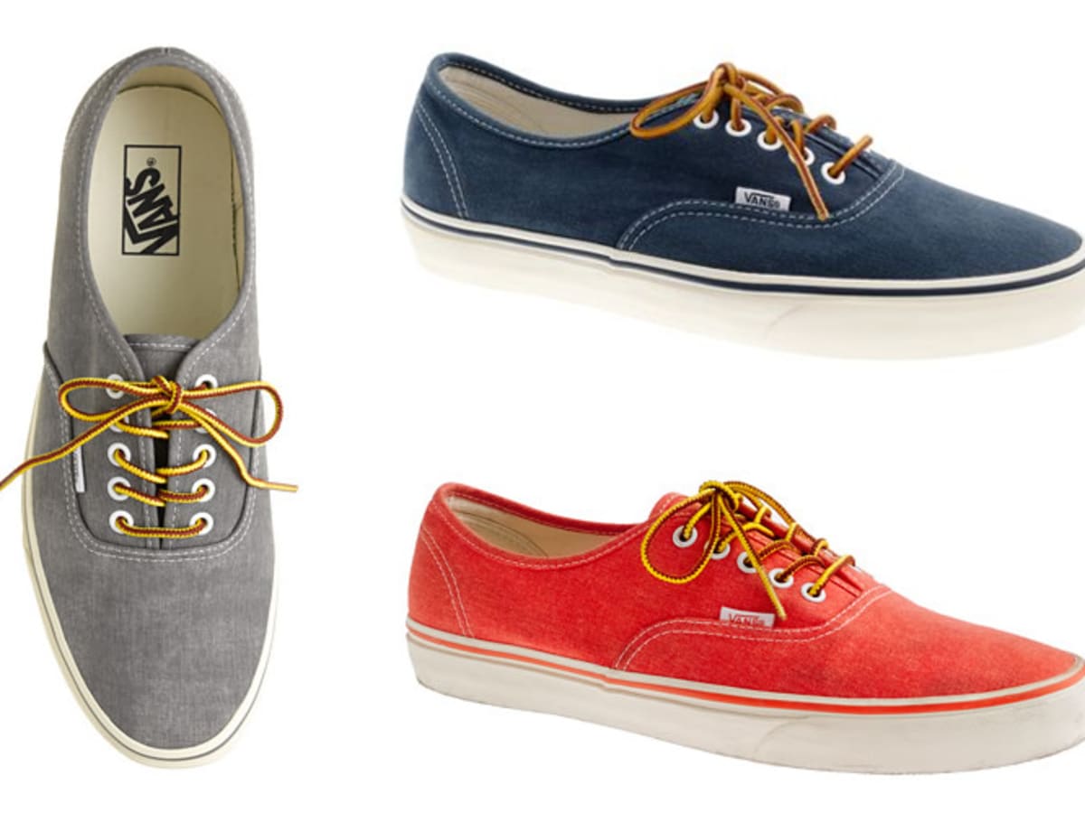 Vans for J.Crew Washed Canvas Authentic Acquire