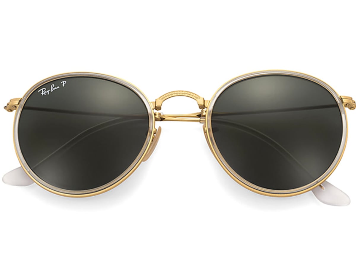 Ray ban round folding sunglasses hotsell
