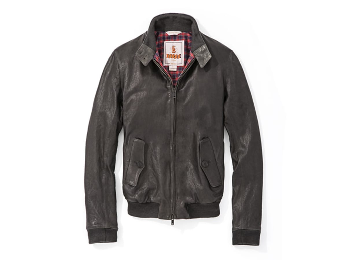 Baracuta g9 leather top