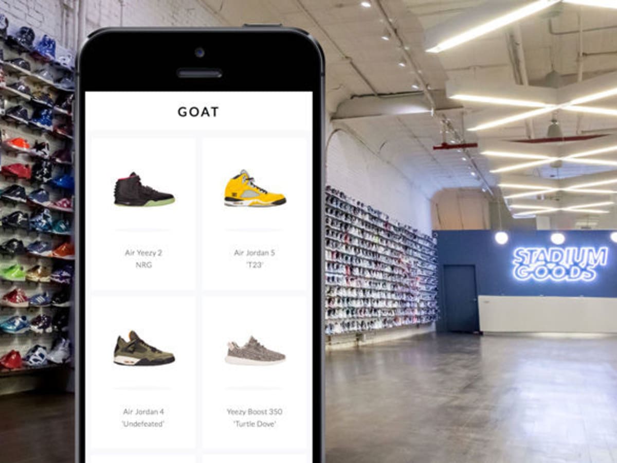 Buying rare sneakers just got easier and more portable with GOAT and Stadium Goods Acquire