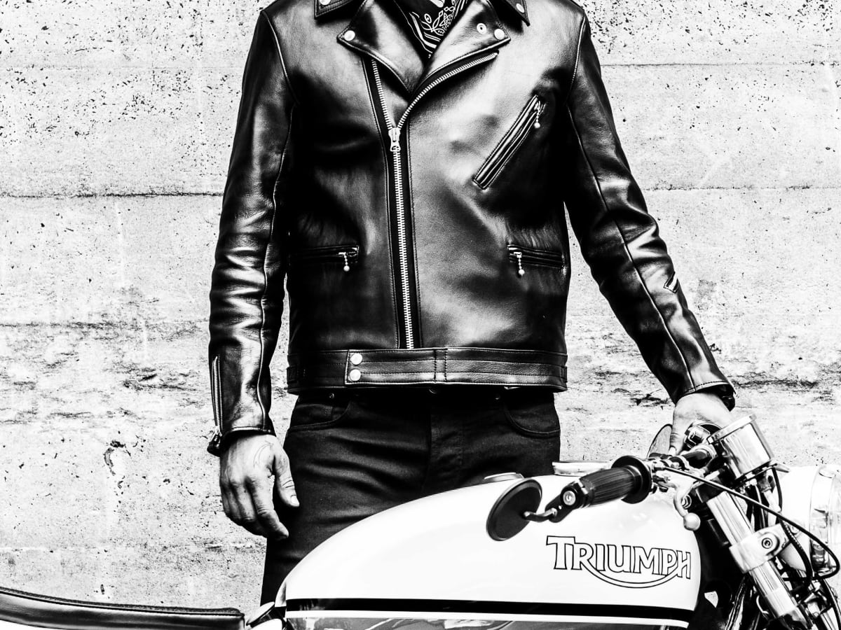 Deus leather jacket store