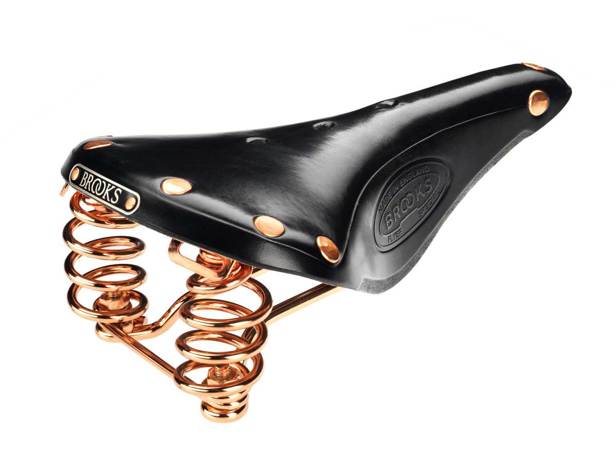 Brooks dresses up their bike saddles in copper for their 150th Anniversary Acquire