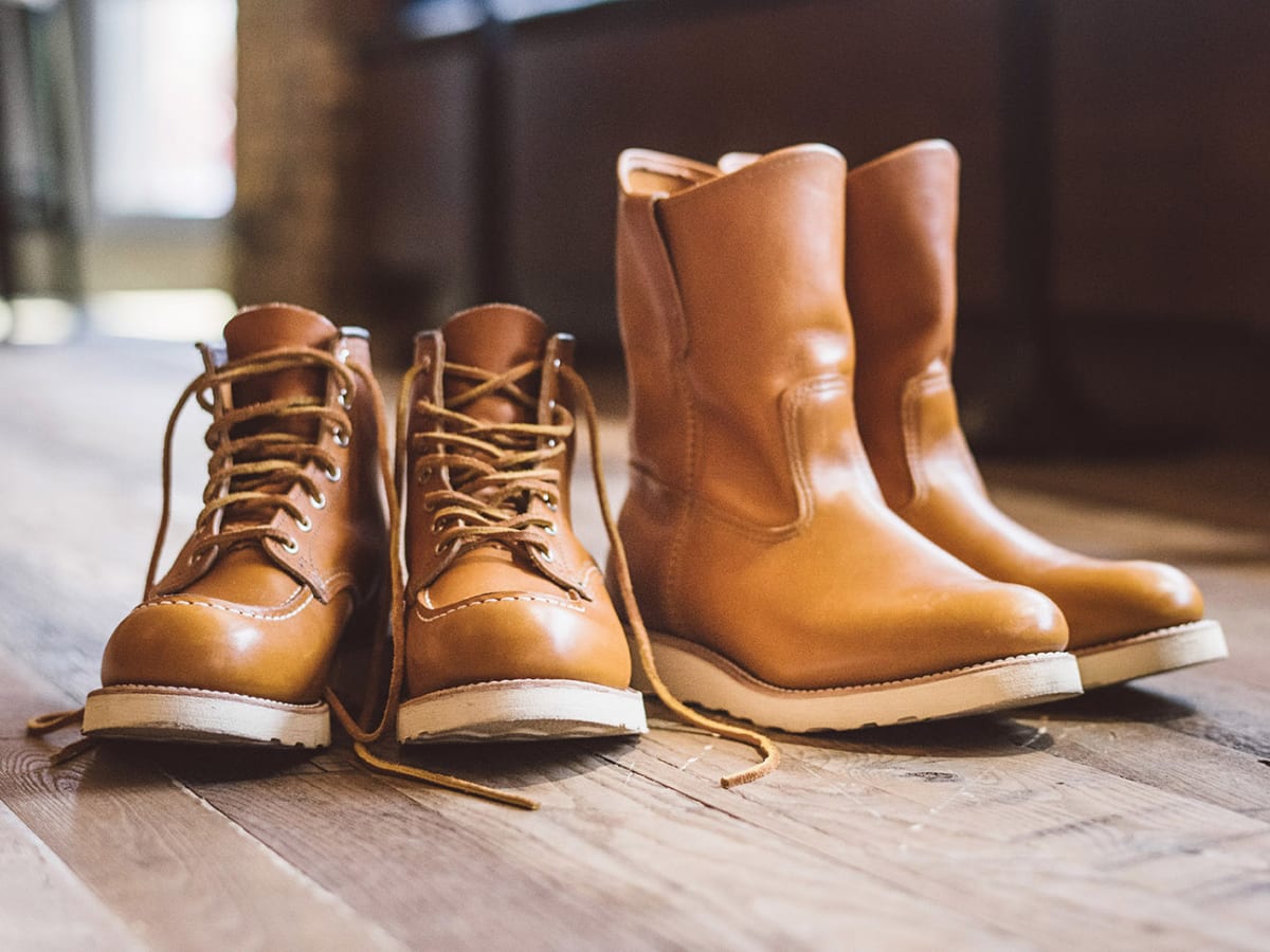 Red Wing Heritage releases a limited edition Irish Setter Moc in Gold Russet Sequoia leather Acquire
