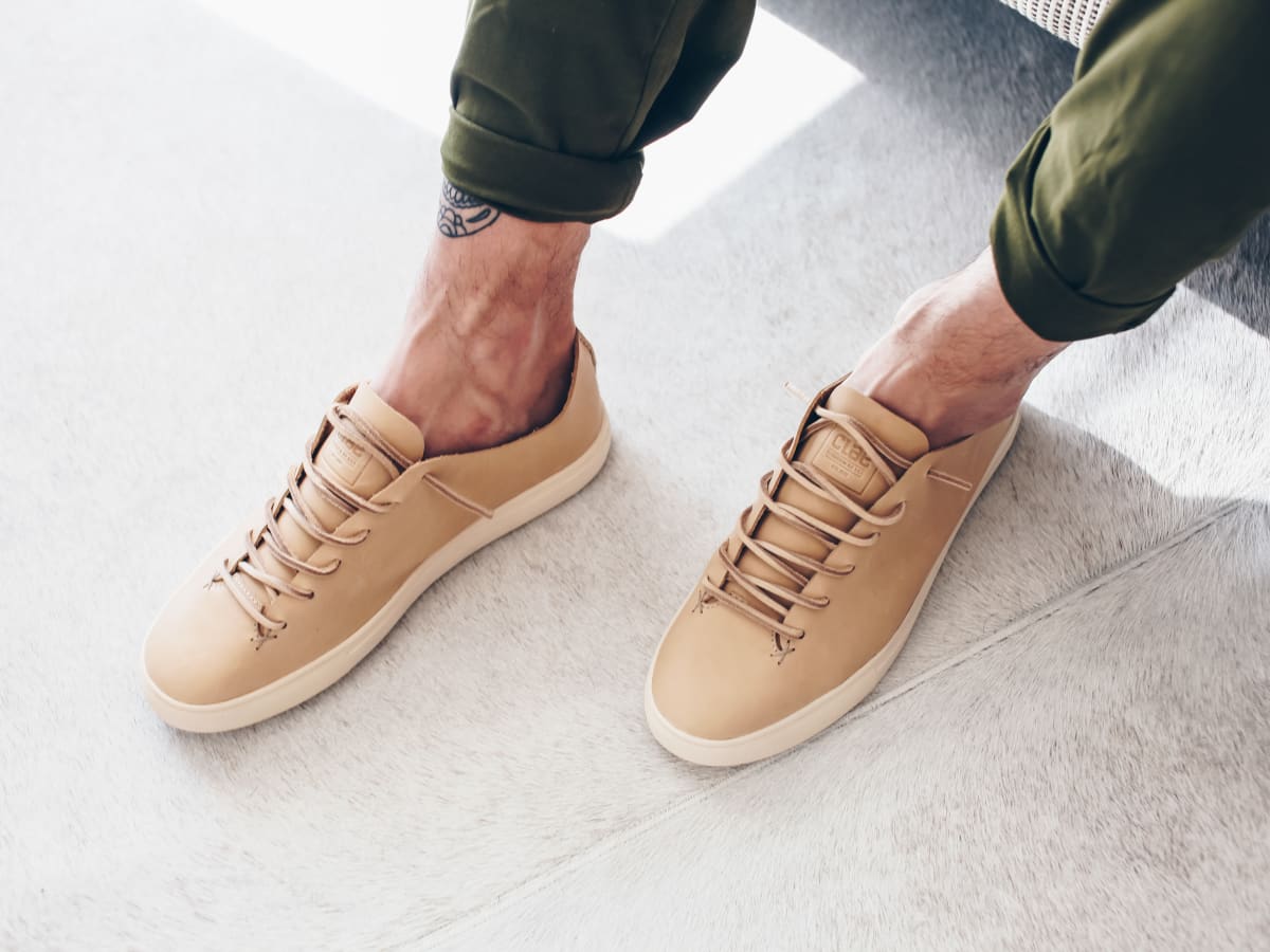 Clae blends luxurious leathers and casual styling with their One