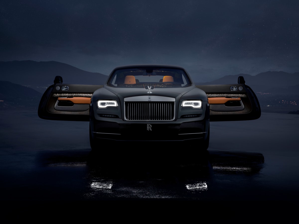 Rolls Royce s latest Wraith features a roof with shooting stars Acquire