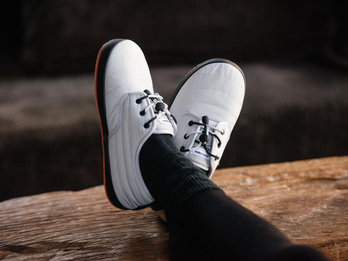 Holden s Puffy Slipper Shoe is an apres ski essential Acquire