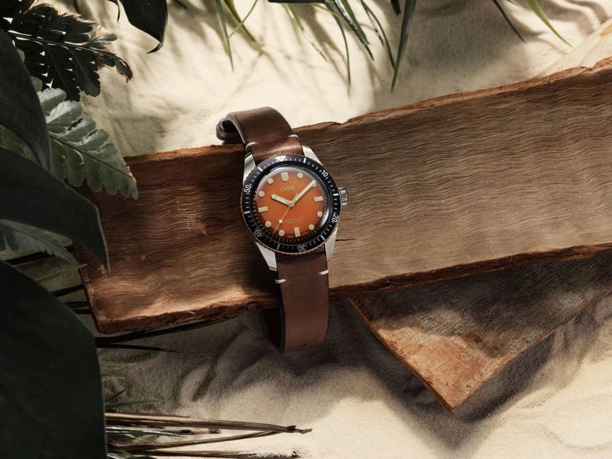 The Rake and Revolution team up with Oris on a Honey version of the Divers Sixty Five Acquire