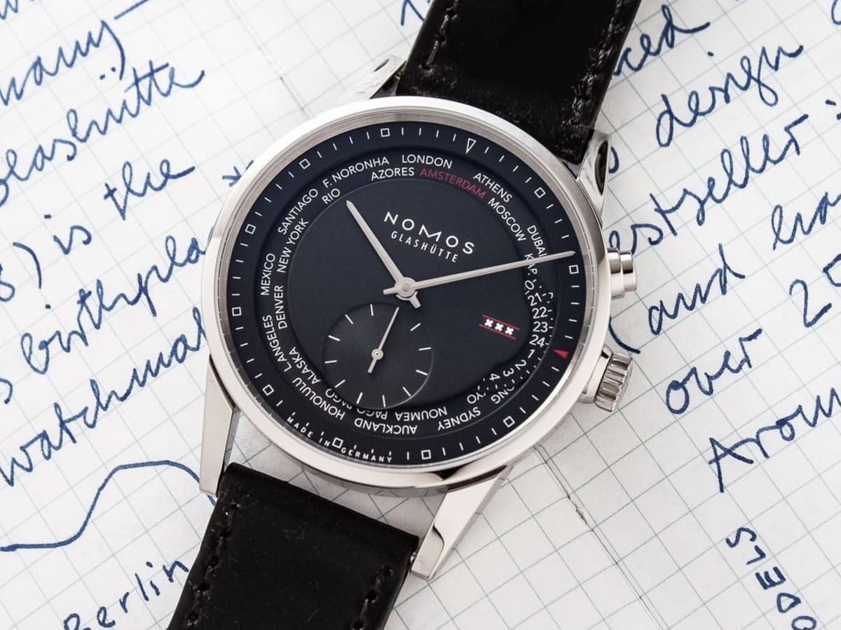 Nomos world timer clearance