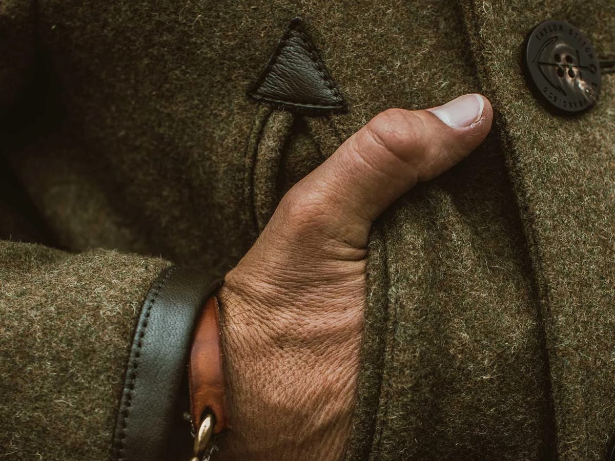 Taylor Stitch s burly new peacoat takes on the winter with 24 oz. of