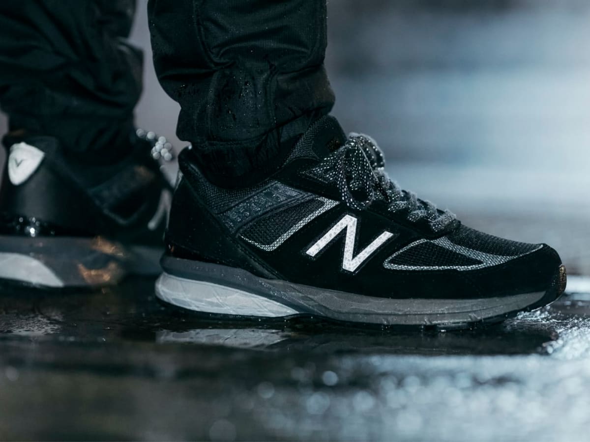 New balance black reflective sale