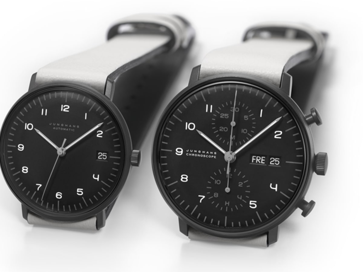 Junghans max bill chronoscope black top