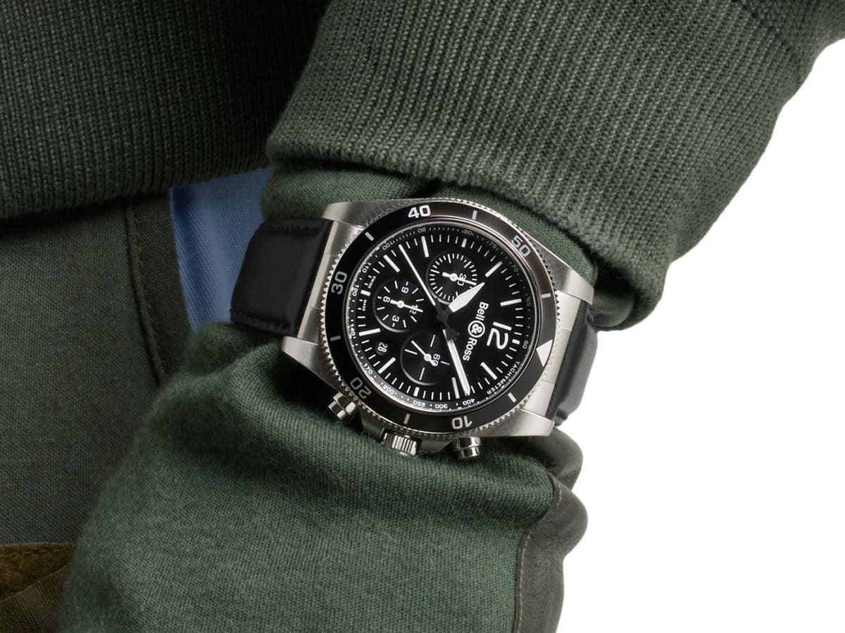 Bell Ross releases its latest chronograph the BR V3 94 Black