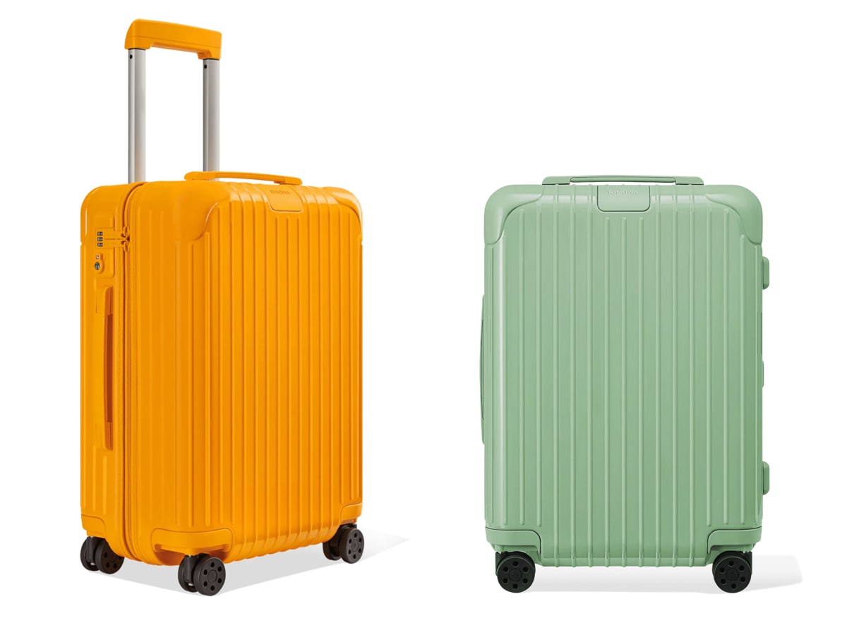 Rimowa releases a new Mango and Bamboo colorway for their Essential line Acquire