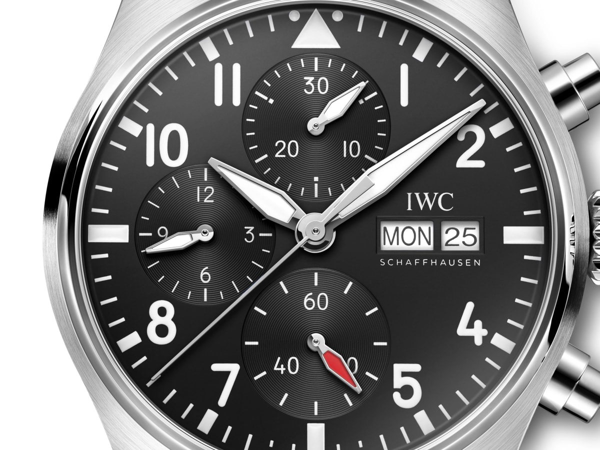 Iwc top black chronograph