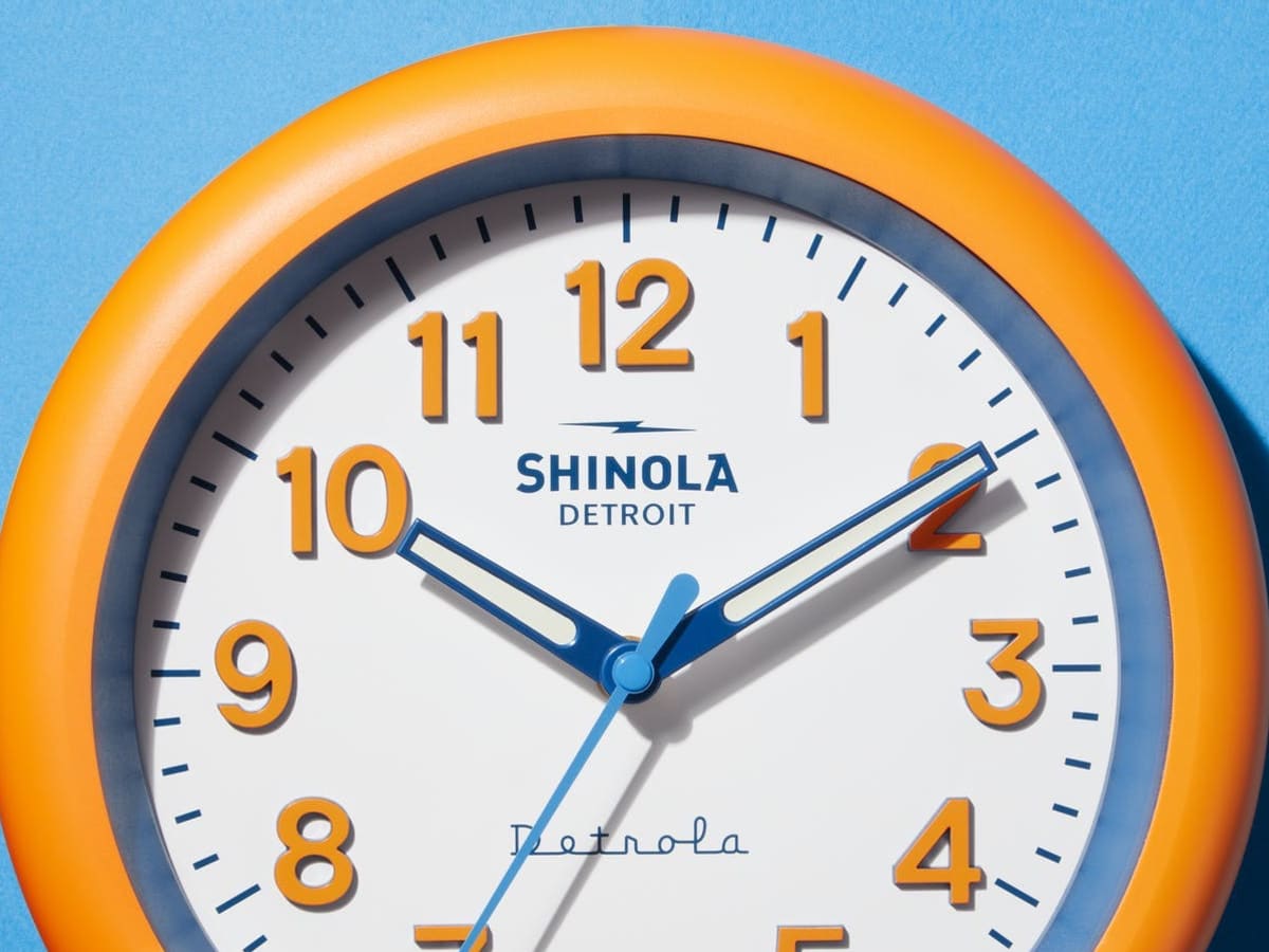 Shinola wall clock deals