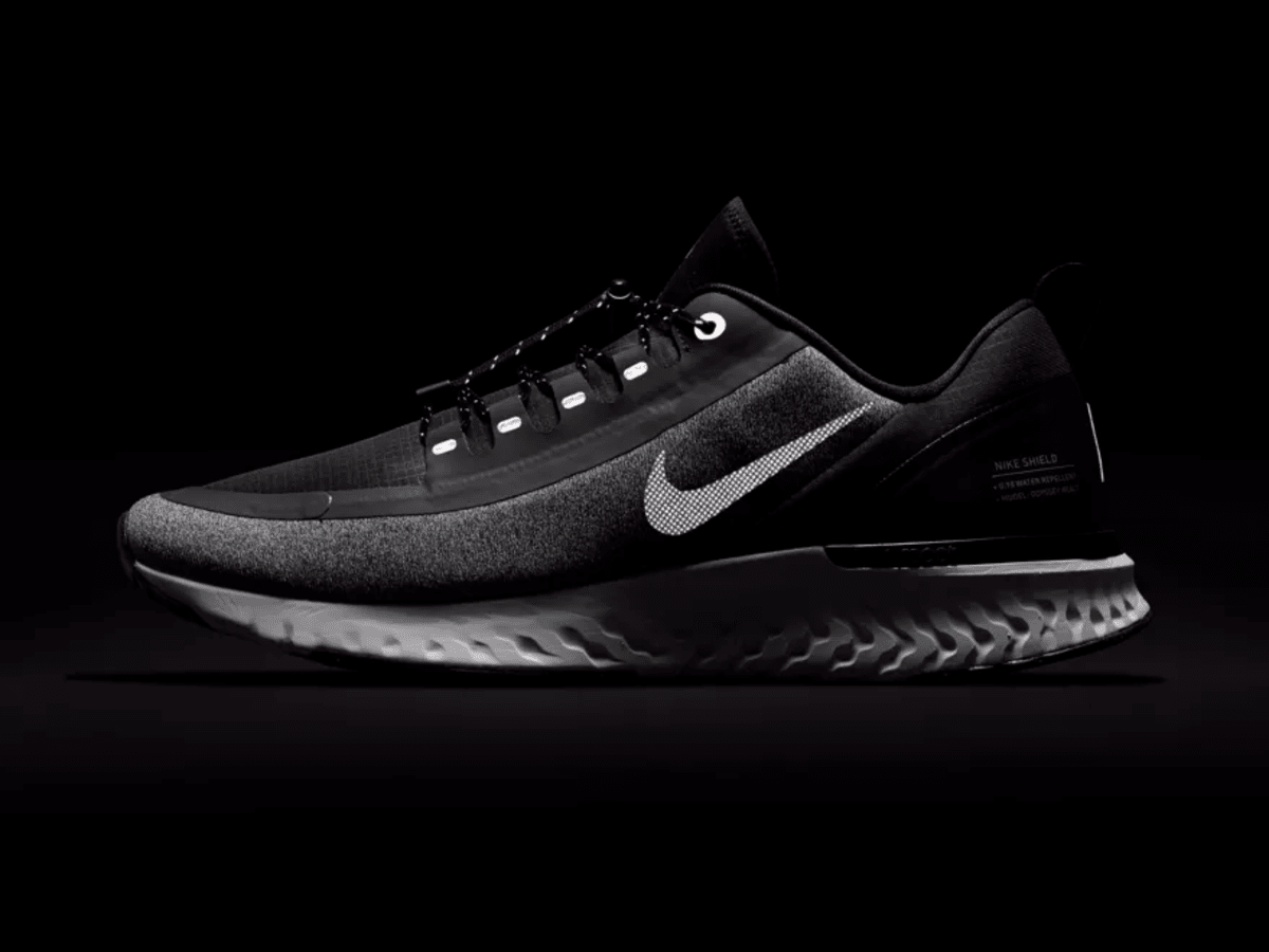 Nike men's odyssey react shield running shoes sales
