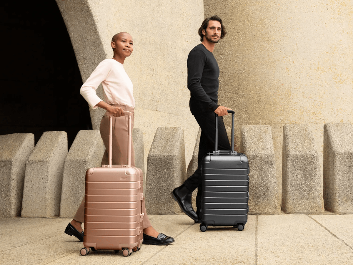 Aluminum away luggage best sale