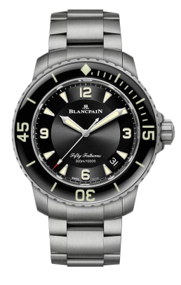 Blancpain fifty new arrivals fathoms titanium bracelet