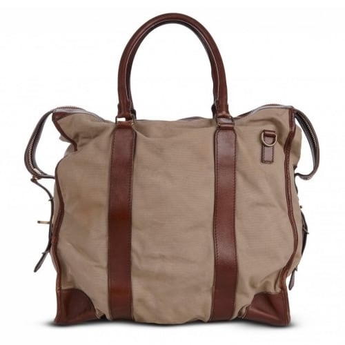 Burberry Stonewashed Canvas and Leather Holdalls - Acquire