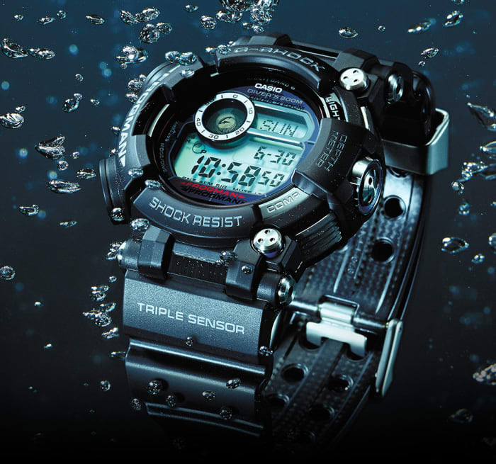casio frogman blue