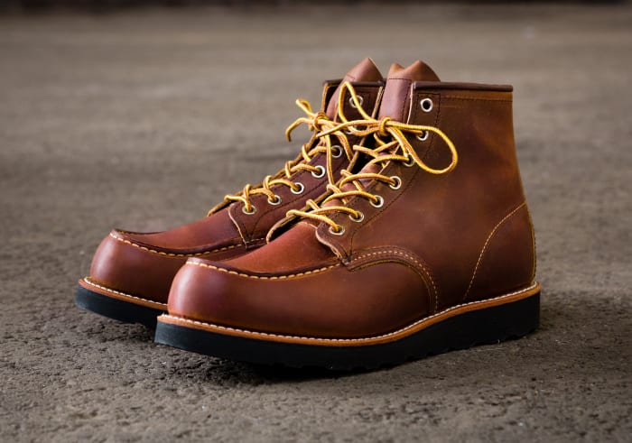 Red Wing Heritage gives its Moc Toe boots an all-new look with a black ...