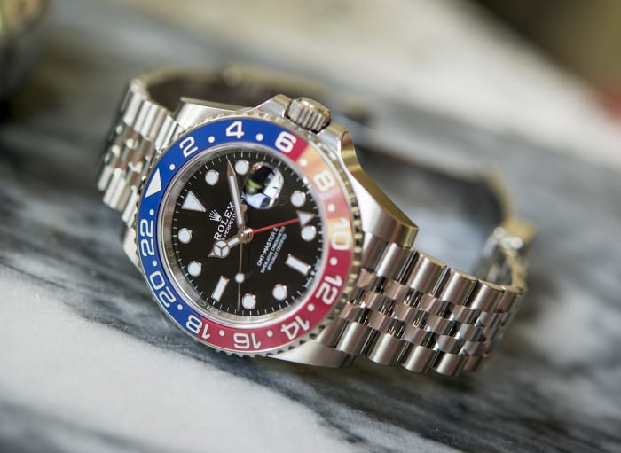 Rolex GMT Pepsi with Jubilee bracelet