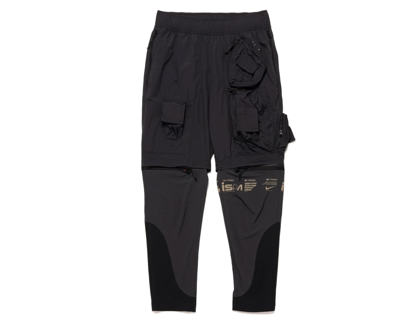 nike hybrid pants black