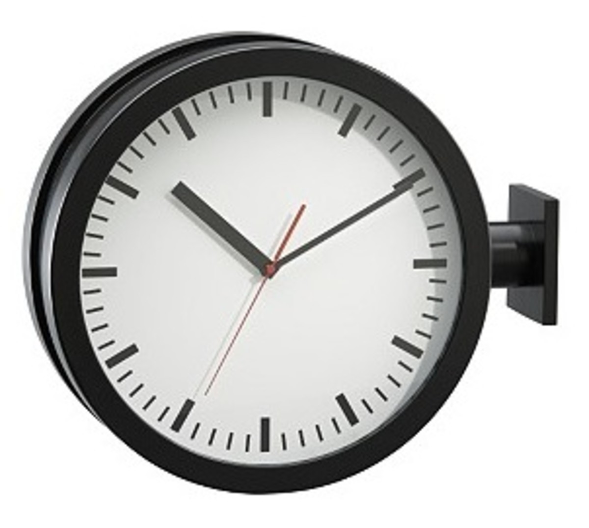 Station Double Sided Wall Clock - Acquire