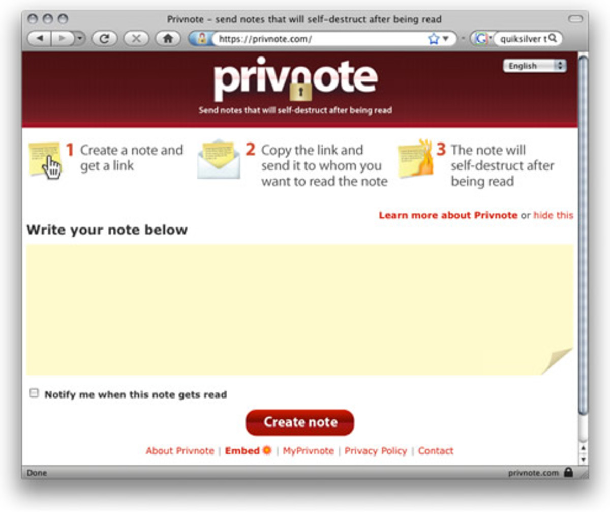 Privnote