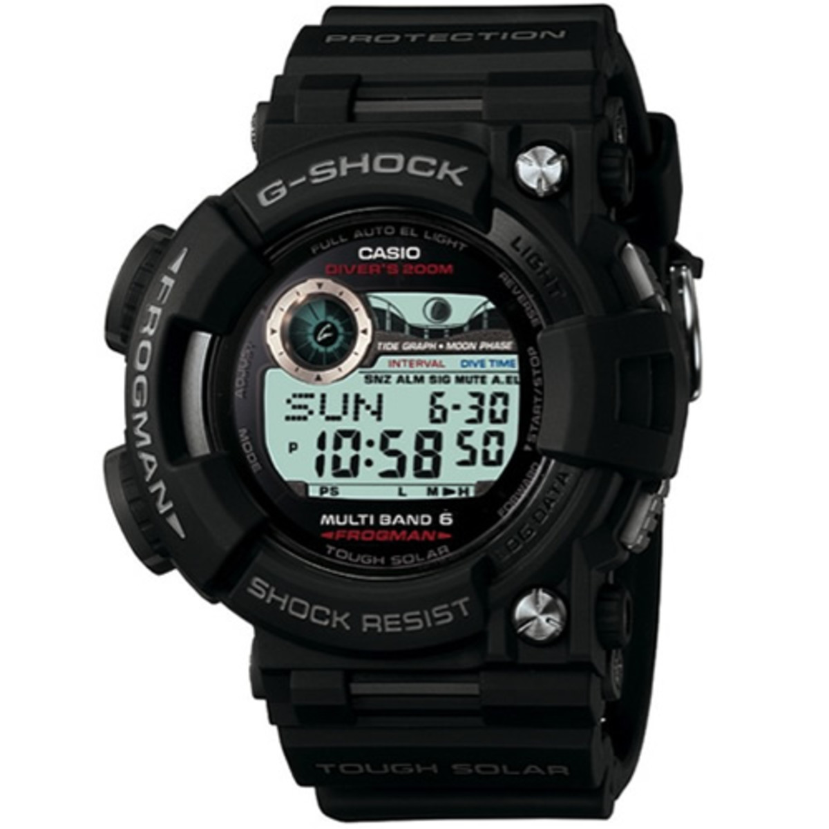 g shock frogman green
