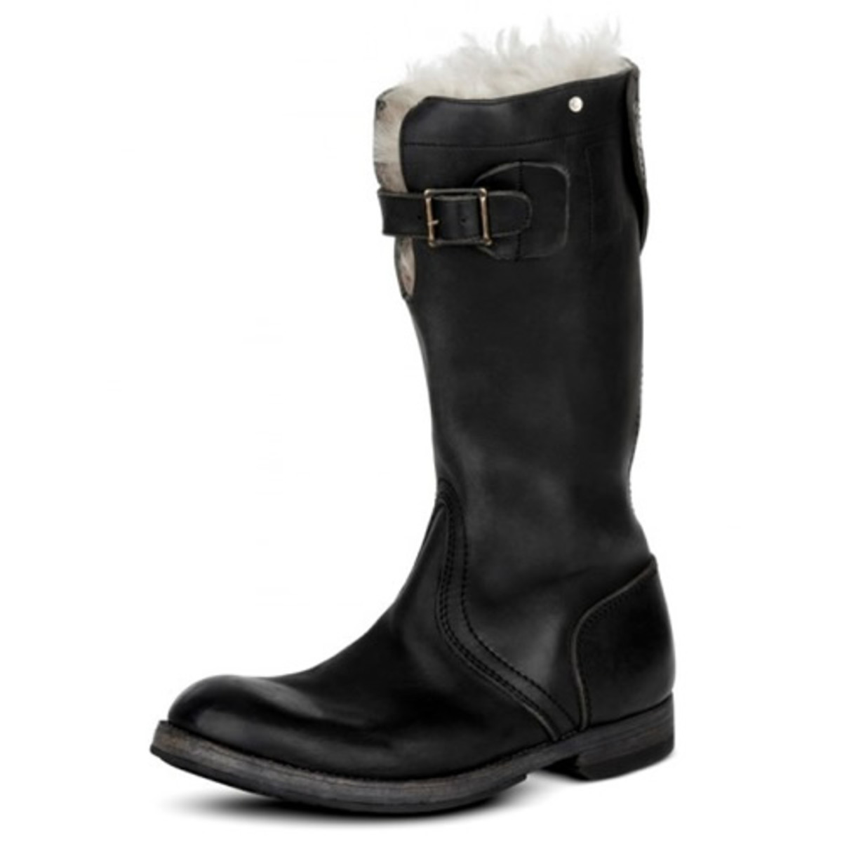 burberry shearling boots